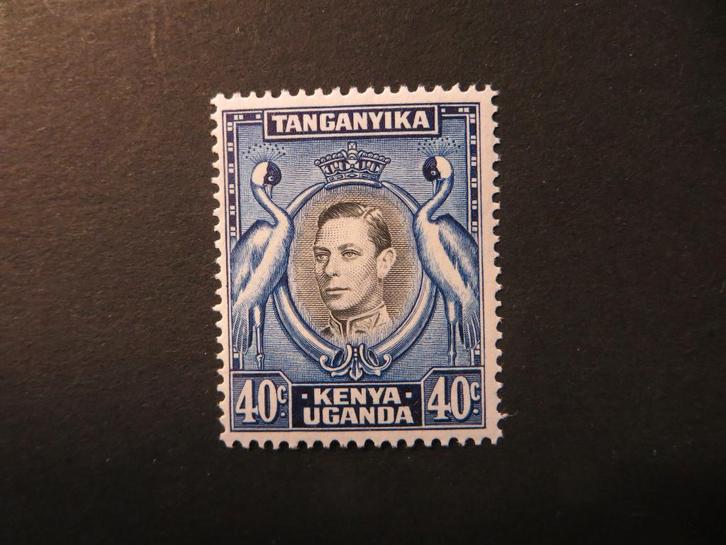 A14220: Kenya Uganda Tanganyika GVI 40 c, Postzegels en Munten, Postzegels | Afrika, Tanzania, Ophalen of Verzenden