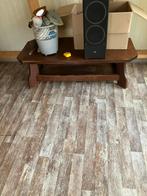 Zware massief eiken salontafel, Ophalen, 100 tot 150 cm, Eikenhout, 50 tot 100 cm