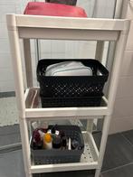 Ikea badkamer stellingkast - wit - goede staat, Huis en Inrichting, Ophalen, Met plank(en), Zo goed als nieuw, 25 tot 50 cm