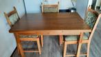 Vintage eiken eethoek, Huis en Inrichting, Complete eetkamers, Ophalen, Gebruikt