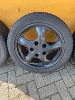 Porsche Velgen 17 inch met Zomerbanden, Auto-onderdelen, Ophalen, Gebruikt, 255 mm, Velg(en)