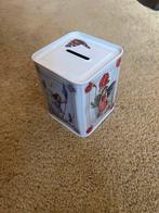 Spaarpotje met bloemen en feeën, Ophalen of Verzenden, Zo goed als nieuw, Metaal, Minder dan 50 cm