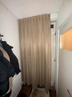 Gordijn voor deur - Lang en smal, Minder dan 50 cm, 200 cm of meer, Beige, Ophalen of Verzenden
