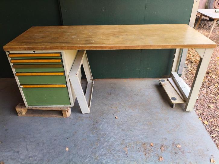 Werkbank Kind (Lista kloon) 75 x 200, 5 laden., Doe-het-zelf en Verbouw, Werkbanken, Gebruikt, 170 cm of meer, Ophalen