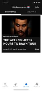 The Weeknd zitplek rang 4 16 juli, Tickets en Kaartjes, Eén persoon, Juli