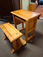 Kinder Lessenaar Schoolbank Tafel met vaste Bank, Ophalen, Gebruikt, Tafel(s) en Stoel(en)
