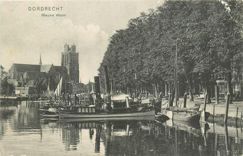 (386-280-025) Dordrecht Nieuwe Haven, Verzamelen, Ansichtkaarten | Nederland, Zuid-Holland, Verzenden