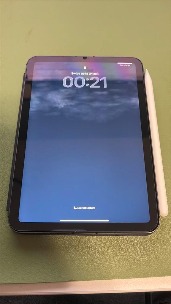 iPad mini 6 WiFi + 4G 256GB + Apple Pencil - Perfecte staat!, Computers en Software, Apple iPads, Zo goed als nieuw, Apple iPad Mini