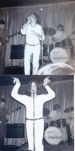 The Pretty Things 2 foto's afgedrukt van oude negatief, Verzenden, 1960 tot 1980, Ongelopen, Sterren en Beroemdheden