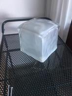 Ice cube lamp, Huis en Inrichting, Lampen | Tafellampen, Ophalen of Verzenden, Zo goed als nieuw, Glas, Minder dan 50 cm