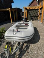 Zeer complete Zodiac Cadet 360 FR incl Honda 4 pk motor, Watersport en Boten, Rubberboten, Ophalen, Benzine, Minder dan 70 pk