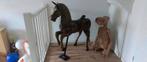 GROOT JAREN 60 CARROUSEL DRAAIMOLEN PAARD 1.20x1.10, Antiek en Kunst, Ophalen