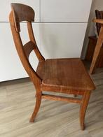 Landelijke eetkamerstoelen teakhout set van 8, Huis en Inrichting, Stoelen, Ophalen, Gebruikt, Bruin, Landelijk
