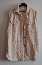 Roze mouwloze jeans jasje - maat M, Maat 38/40 (M), Beige, Ophalen of Verzenden, Onbekend