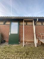 Hardhouten buitendeur incl glas en kozijn., Ophalen, Gebruikt, 80 tot 100 cm, 215 cm of meer