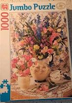 Jumbo Puzzel 1000 Stukjes - Bloemen, Ophalen of Verzenden, 500 t/m 1500 stukjes, Zo goed als nieuw, Legpuzzel