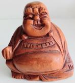 Mahoniehouten boeddha, Ophalen of Verzenden, Gebruikt