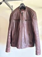Superdry leren jas "Hero" met Ox Blood kleur, Overige kleuren, Maat 56/58 (XL), Ophalen of Verzenden, Zo goed als nieuw
