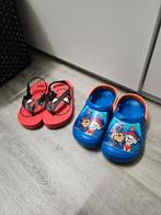 Leuke slippers en klompjes spiderman en paw patrol, Jongen of Meisje, Overige typen, Ophalen of Verzenden, Zo goed als nieuw