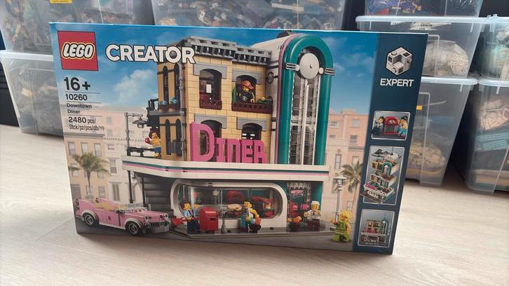 Lego Creator Expert 10260 Downtown Diner - Nieuw in doos, Kinderen en Baby's, Speelgoed | Duplo en Lego, Nieuw, Lego, Complete set
