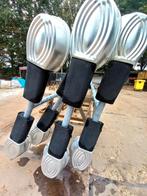 4 x aluminium cariboni sigma buiten masten, Minder dan 50 watt, Staande lamp, Aluminium, Ophalen of Verzenden