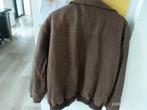 Zwaar lederen jas Original Trapper maat 56, Kleding | Heren, Bruin, Maat 56/58 (XL), Ophalen of Verzenden, Gedragen