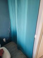 Zgan gordijn turquoise
265 hoog max 120 Breed
Met band en ha, Ophalen of Verzenden, Zo goed als nieuw, 100 tot 150 cm, 200 cm of meer