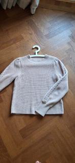 Repeat beige trui met pofmouwen - zgan, Repeat, Ophalen of Verzenden, Zo goed als nieuw, Beige