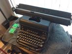 Antieke Remington Rand typemachine, zwart met brede wagen, Diversen, Typemachines, Ophalen, Gebruikt