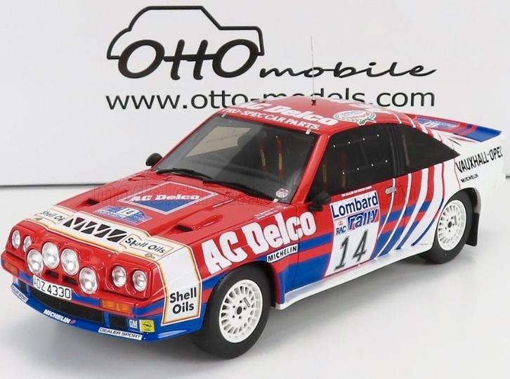 1:18 Opel Manta B  RAC Ralley 1985 Ottomobile GRATIS VERZEND, Hobby en Vrije tijd, Modelauto's | 1:18, Nieuw, Auto, OttOMobile