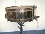Mooie messing/ bronze vintage brass snare drum, Muziek en Instrumenten, Ophalen of Verzenden, Zo goed als nieuw, Trommel