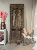 Antieke kasteel deuren met raam! +/-1800, Ophalen, Gebruikt, Minder dan 80 cm, 215 cm of meer