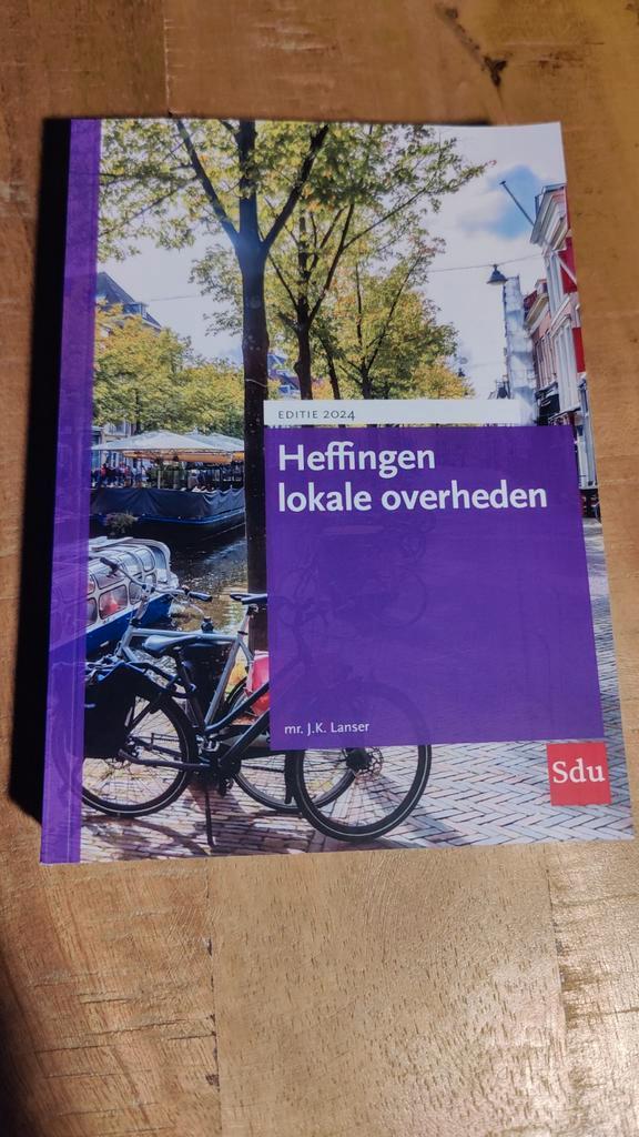 Heffingen lokale overheden 2024 - J.K. Lanser, Boeken, Studieboeken en Cursussen, Zo goed als nieuw, HBO, Gamma, Ophalen of Verzenden