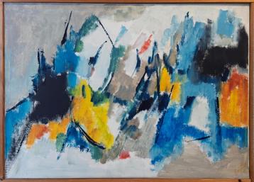 Iet van ES - Olieverf - 70 x 50 - 1974 beschikbaar voor biedingen