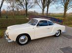 Volkswagen vw Karmann Ghia 1965 type 14 wit, Achterwielaandrijving, Zwart, Volkswagen, Leder en Stof