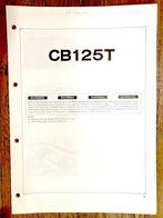 Honda CB125T 1980 Set-up Instructions, Verzenden, Honda