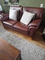 GERESERVEERD!!! Leren bankstel 2 & 2,5 zits, Ophalen, Gebruikt, Rechte bank, Vierpersoons of meer