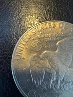 Eisenhower 1 Dollar 1972 – Type 1 – met zeldzaam slagfoutje, Postzegels en Munten, Munten | Amerika, Ophalen of Verzenden, Noord-Amerika