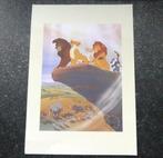 Walt Disney litho print The Lion King film 1999, Verzamelen, Disney, Ophalen of Verzenden, Leeuwenkoning of Jungle Boek, Gebruikt
