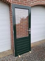 buitendeur, achterdeur, schuurdeur, balkondeur hardhout, Doe-het-zelf en Verbouw, Ophalen, Gebruikt, 80 tot 100 cm, Buitendeur