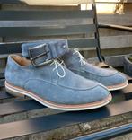 Floris van Bommel suede schoenen met riem, Floris van Bommel, Gedragen, Verzenden, Blauw