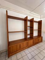 SALE! Vintage wandmeubel XL Silkeborg deens 1960, Huis en Inrichting, Ophalen, Met deur(en), 200 cm of meer, Teakhout