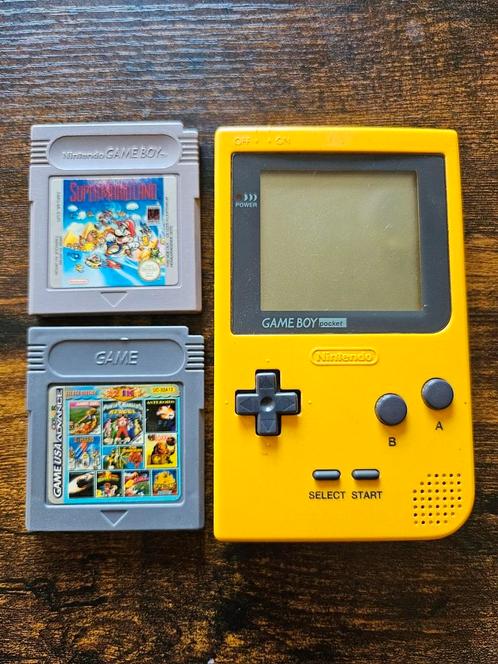 Gameboy Pocket Geel (Zeer goede staat), Spelcomputers en Games, Spelcomputers | Nintendo Game Boy, Zo goed als nieuw, Game Boy Pocket