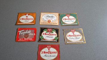 Lot 7 bieretiketten brouwerij de drie hoefijzers Breda  beschikbaar voor biedingen