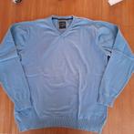 Licht blauwe katoenen V-hals trui, Blauw, Maat 56/58 (XL), Ophalen of Verzenden, Zo goed als nieuw