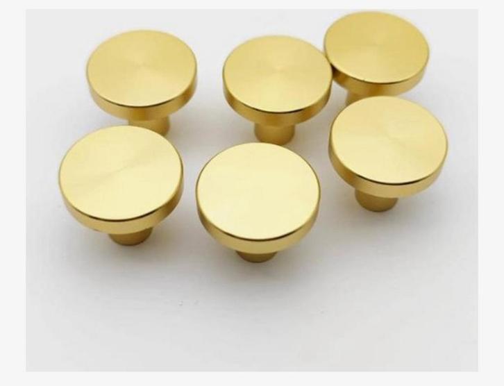Kastknoppen set goudkleurig 20 stuks - 30mm, Huis en Inrichting, Kasten | Dressoirs, Ophalen of Verzenden