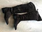 Overknee laarzen suède maat 38, Kleding | Dames, Schoenen, Ophalen of Verzenden, Zo goed als nieuw, Bruin, Hoge laarzen