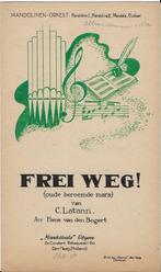 Bo107 bladmuziek frei weg oude beroemde mars -, Muziek en Instrumenten, Ophalen of Verzenden, Gebruikt, Artiest of Componist, Klassiek
