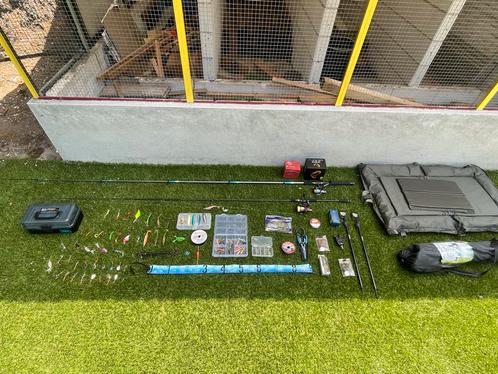 Visuitrusting Roofvis + Karper – Nieuwprijs €500, Nu €250!, Watersport en Boten, Hengelsport | Roofvissen, Zo goed als nieuw, Complete set