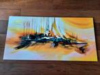 Abstract Schilderij - 140x70 cm, Ophalen